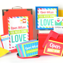 Open this Open When Letters Kit when you need some love!