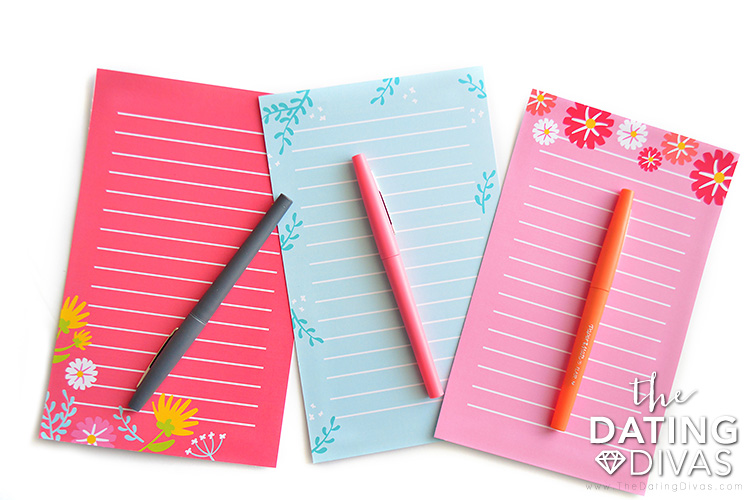 Write your Mother's Day Message on these printable stationery sheets. 