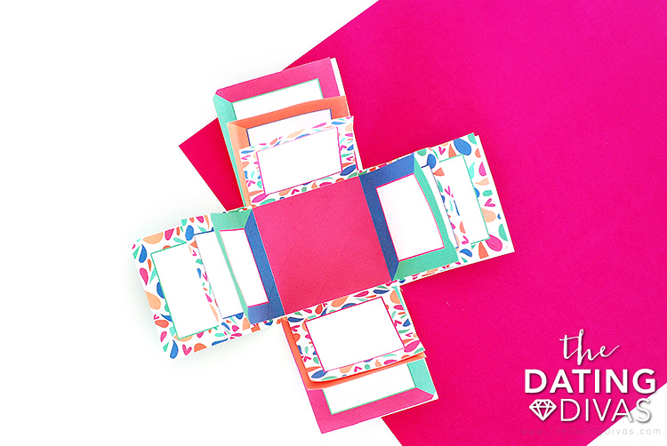 DIY Explosion Box Tutorial Step-By-Step. | The Dating Divas