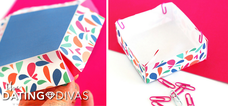 DIY exploding box tutorial guide. | The Dating Divas