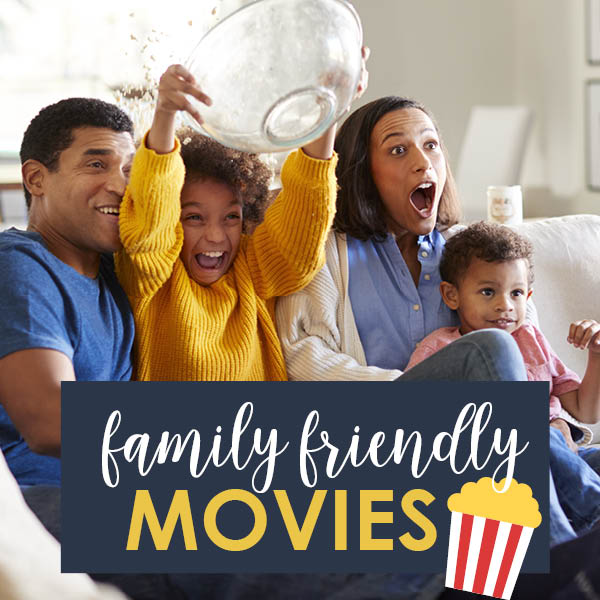 List of family-friendly movies for a cozy movie night