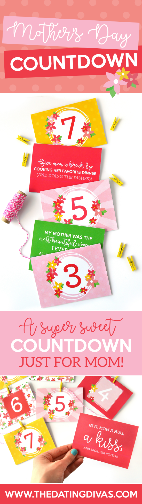 Give mom the PERFECT gift this Mother's Day with your free and easy Mother's Day quotes and service countdown! #mothersdaycountdown #cutemothersdayideas #makemothersdayspecial