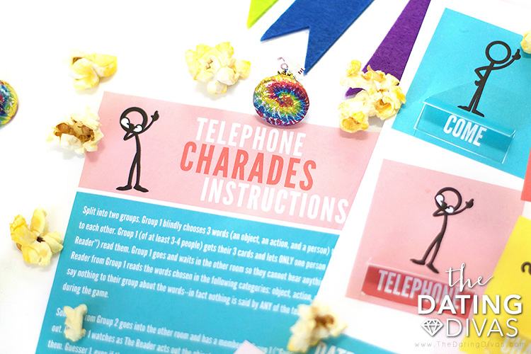 Telephone Charades Ideas