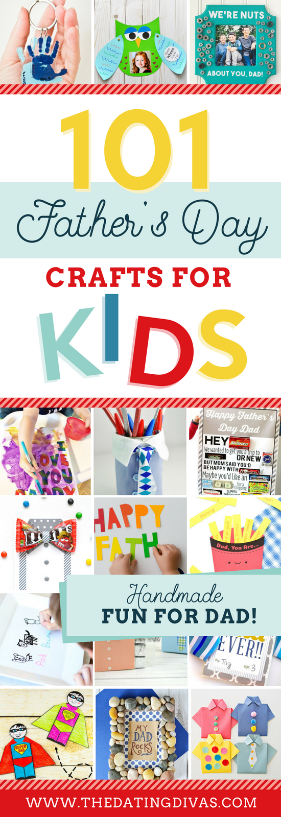 SO many great ideas for Father's Day crafts! My kiddos will love this! #thedatingdivas #fathersdaycrafts #homemadefathersdaygifts #fathersdayactivities