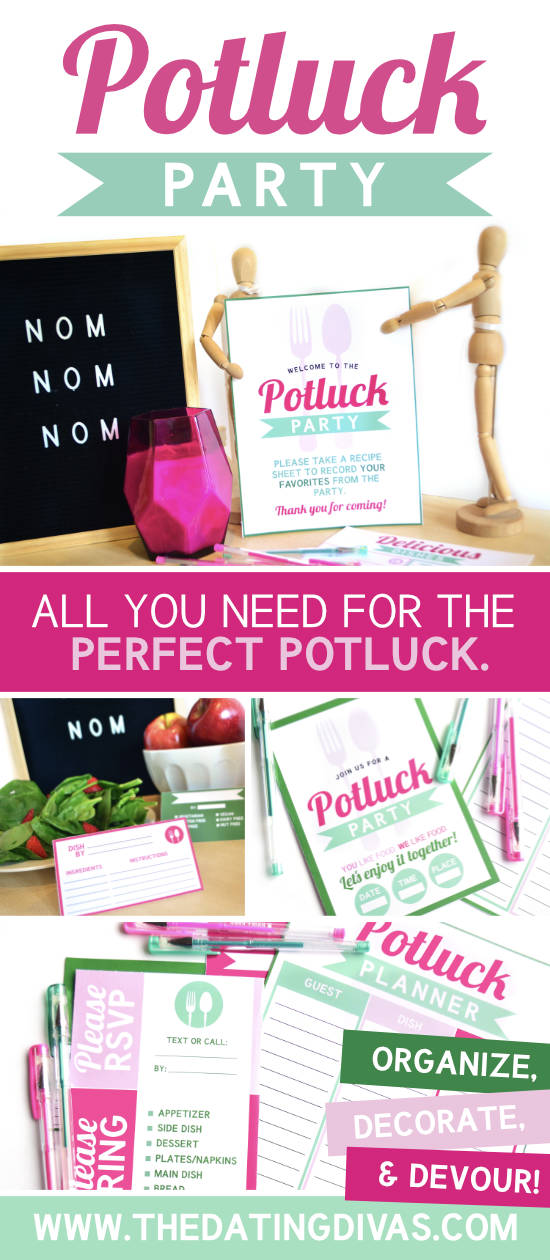 Potluck Ideas Group Date Potluck Party #PotluckIdeas #PotluckParty #GroupDate