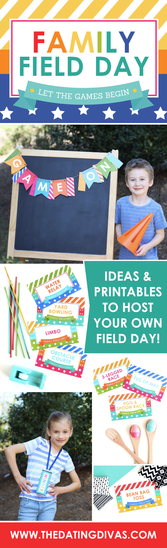 Have some summer fun with a Family Field Day! #TheDatingDivas #FieldDayGames #thedatingdivas