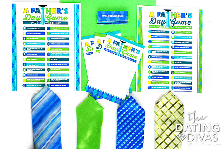 Father's Day Games Bundle Fun Dad Games Father's Day 