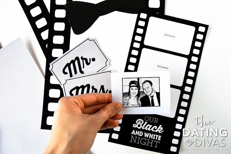 Black and White Movie Date Activity