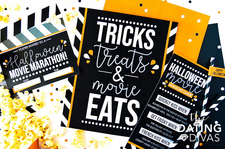 Halloween Concession Food Stand and Halloween Movies List