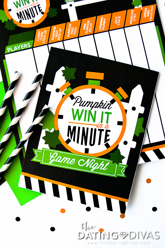 Halloween Minute to Win It Invite