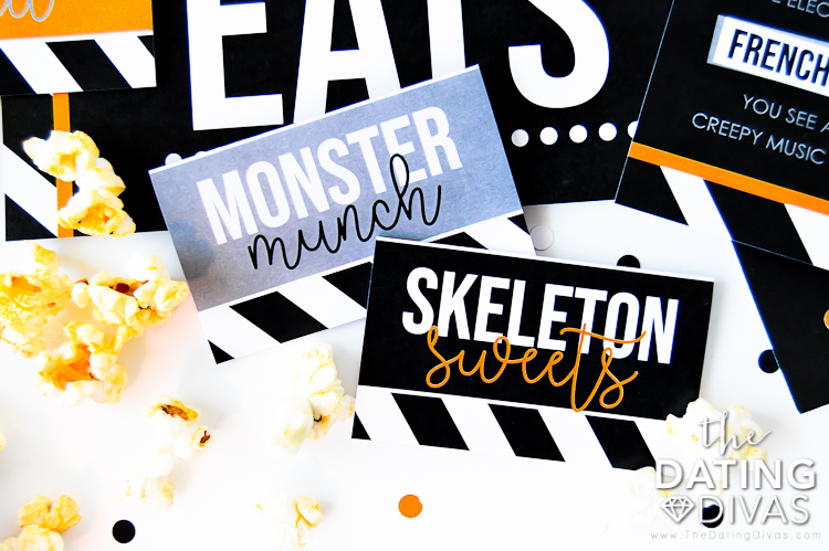 Movie Marathon Treats and Halloween Movies List