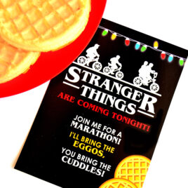 Stranger Things Theme Party Invite