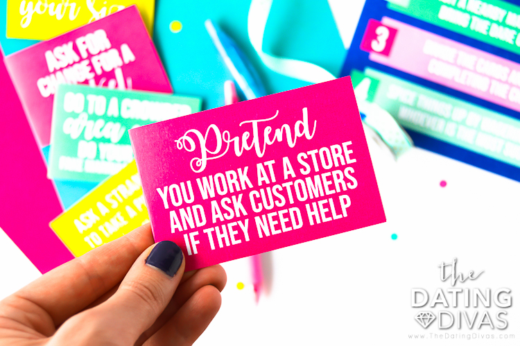 Embarrassing Dares Cards for the Mall