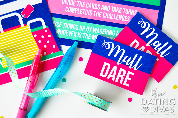 Embarrassing Dares and Mall Cards