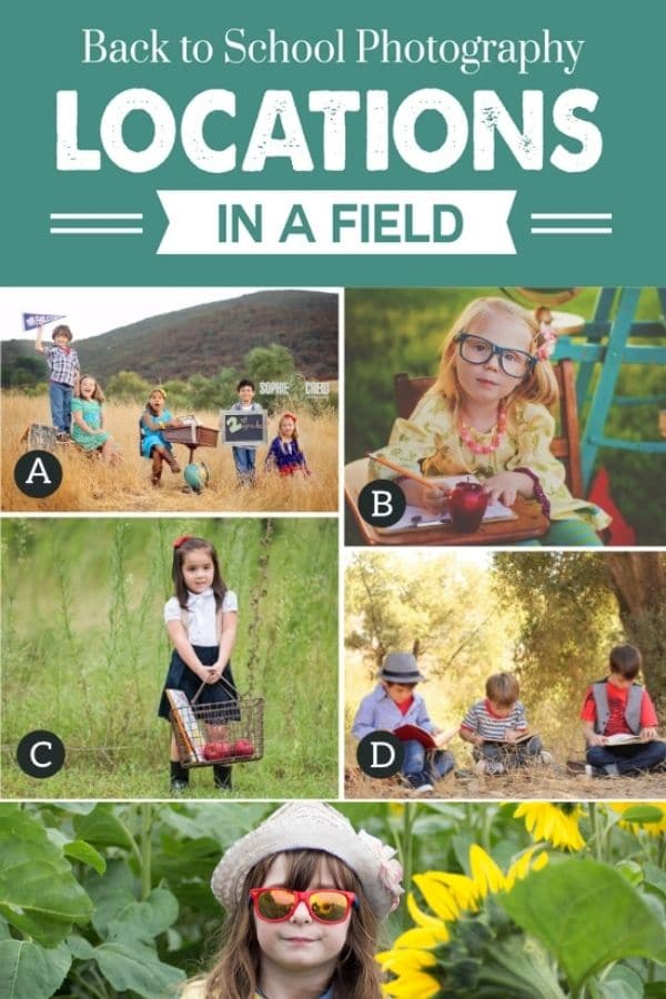 Photo ideas for back-to-school in a field | The Dating Divas