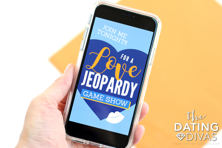 DIY Jeopardy Game Show Date Invitation