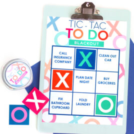 Tic Tac Toe Printable Board