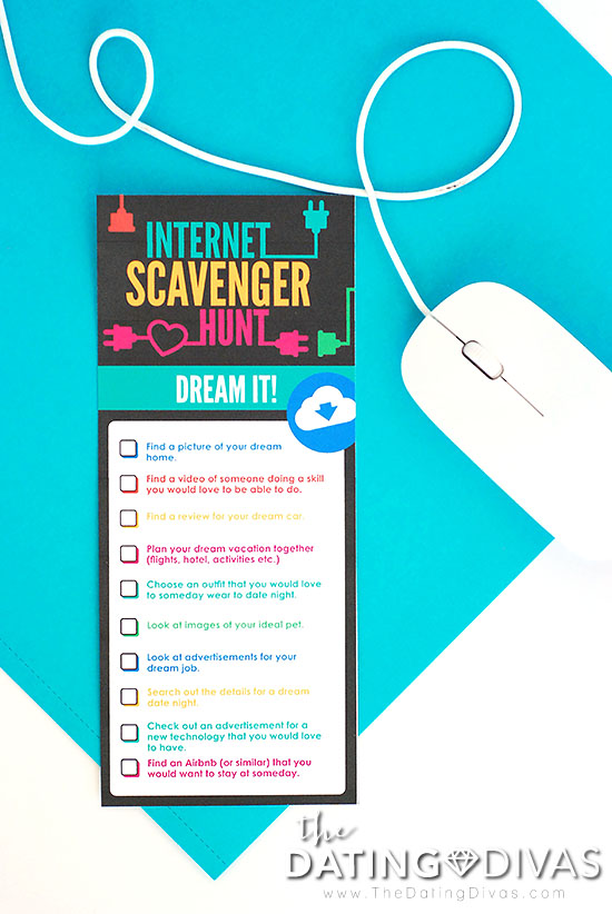 Internet Scavenger Hunt Game Idea