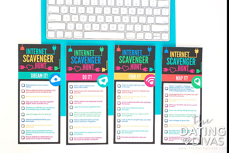 Internet Scavenger Hunt Game Printables