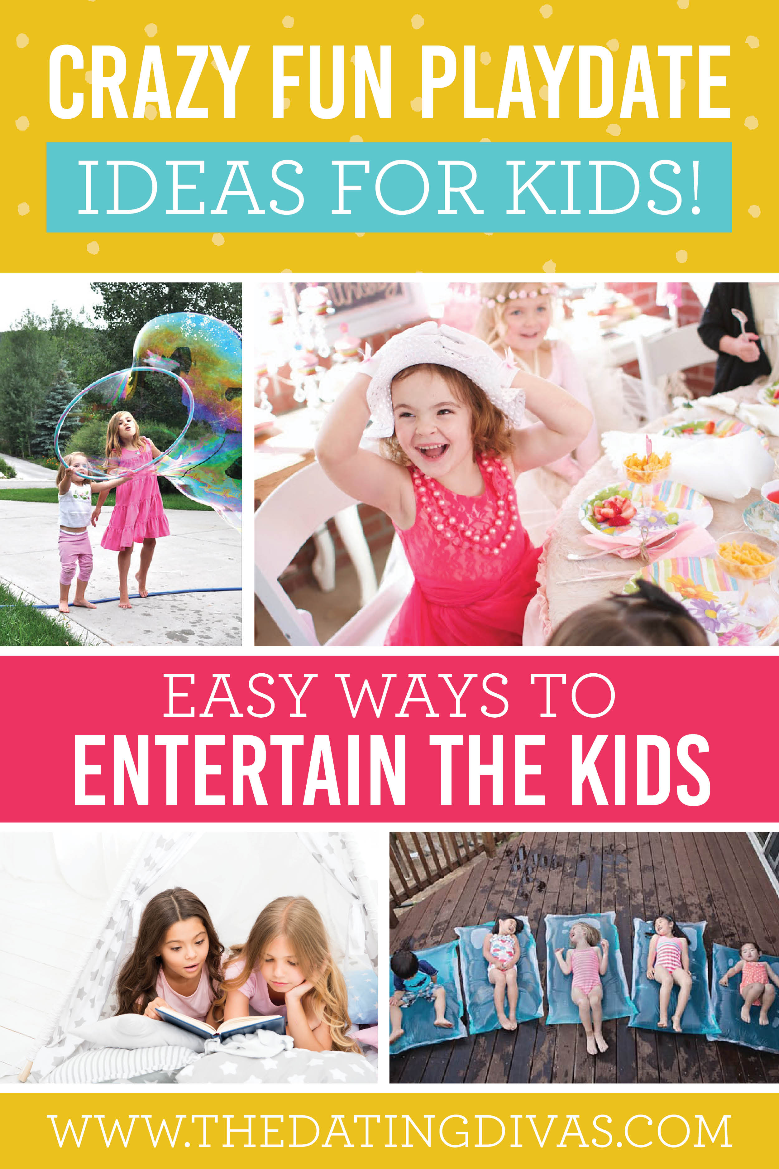 I am always looking for creative ways to spend time with my kids and create memories! These playdate ideas will definitely make for some fun playdates!! #PlayDates #PlayDateIdeas #Parenthood