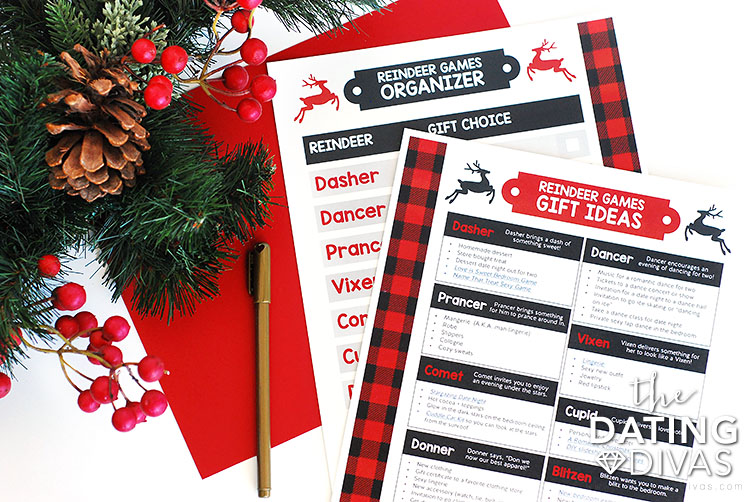 Reindeer Games Christmas Gift Organizer