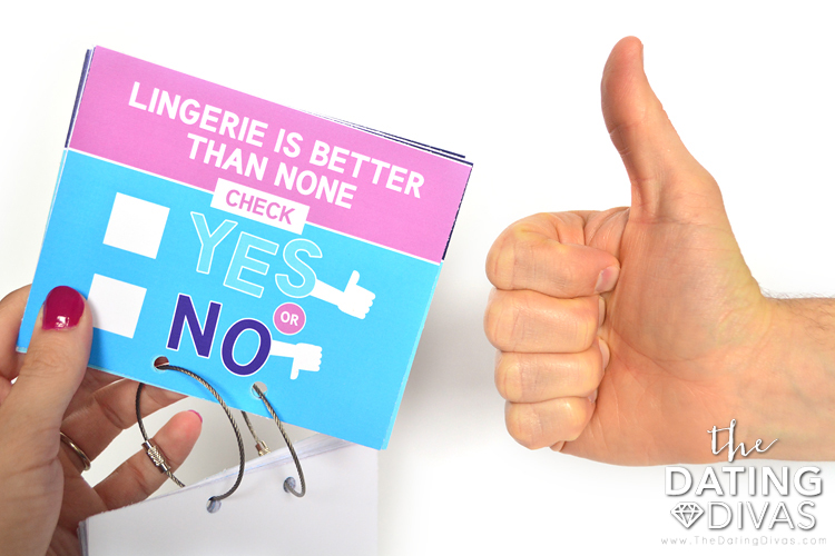 Check Yes or No   a  You Decide  Date Night   from The Dating Divas - 64