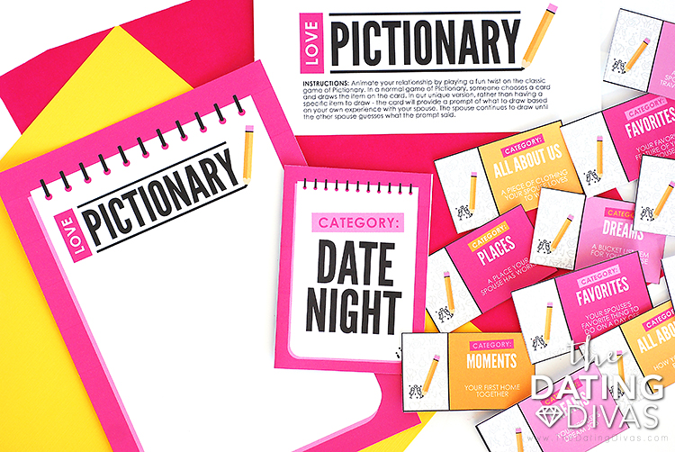 Love Pictionary Game - From The Dating Divas