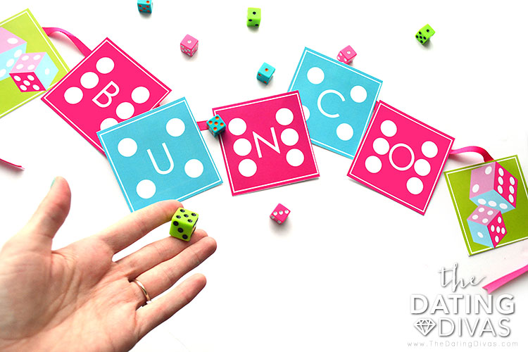 A banner to use for Bunco game decorations | The Dating Divas