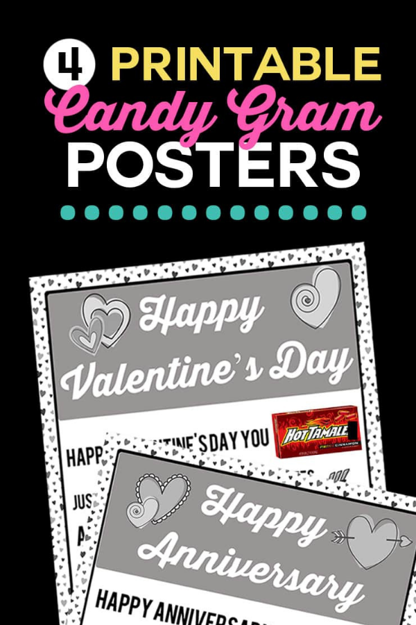 Four Printable Candy Posters The Dating Divas