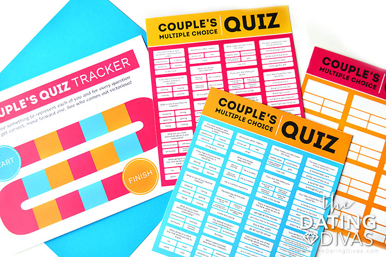 Couple's Date Night Quiz and Interview Game with Board
