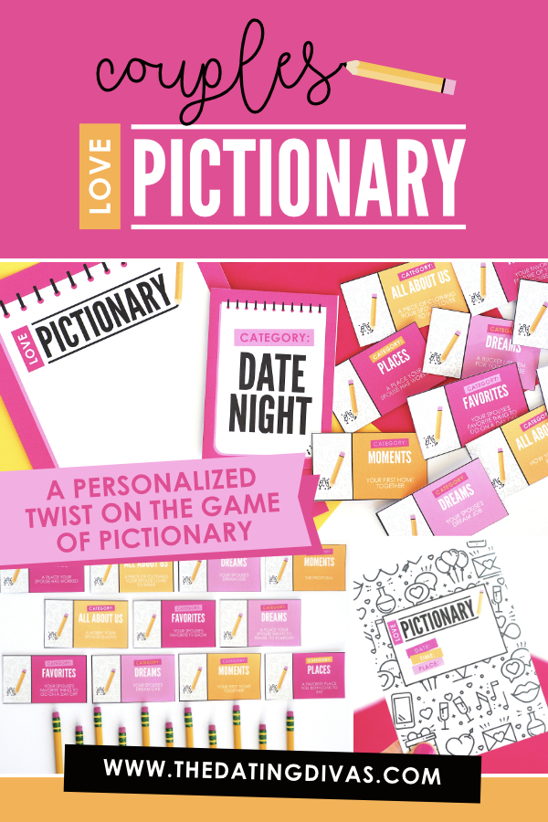 Love Pictionary Game - From The Dating Divas