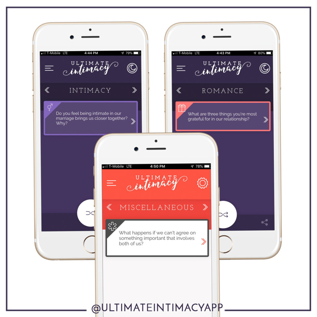 Increase your marriage today with the FREE Ultimate Intimacy App! 