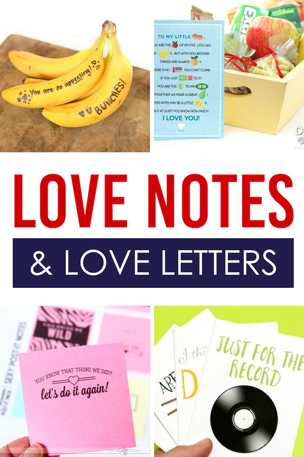 Love Notes and Love Letters