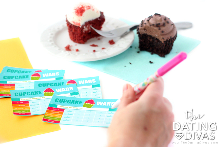 Cupcake Wars Judging Cards