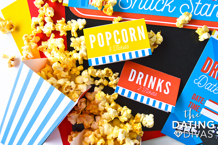 Popcorn and Drinks Tag