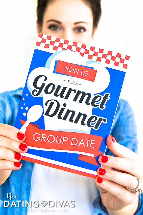 Gourmet Dinner Party Date Invitation