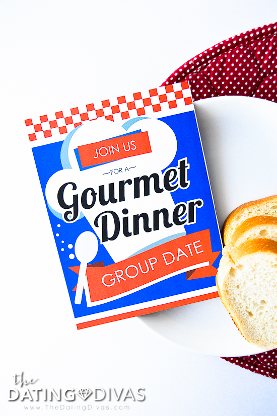 Gourmet Dinner Party Date Invite