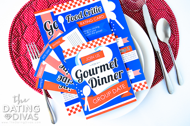 Gourmet Dinner Party Date Printable Pack