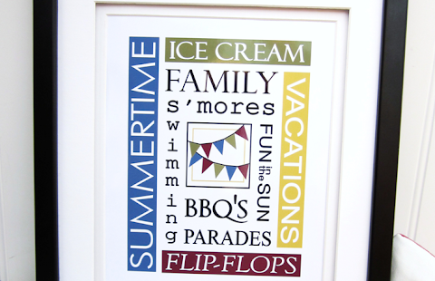 Wall Art Summer Printable