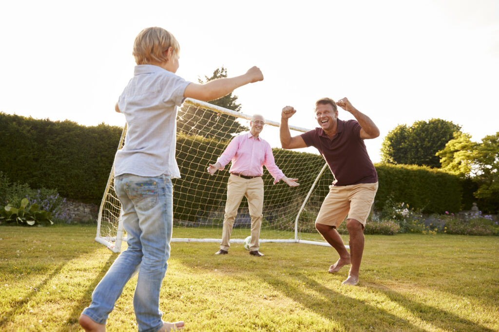 Family Cheering