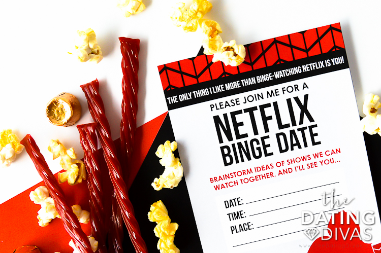 Fun things for couples to do at home - a Netflix Binge!