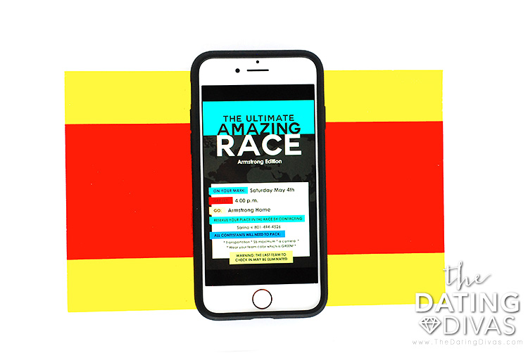 The Amazing Race Game Invitation