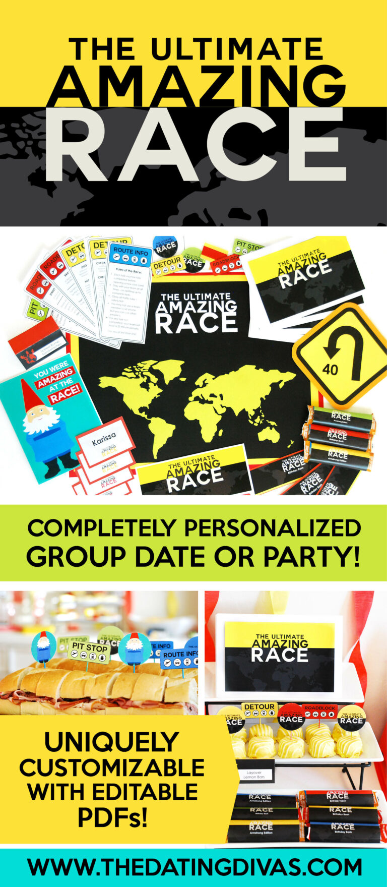 Murder Mystery Party Kit & Group Date - From The Dating Divas