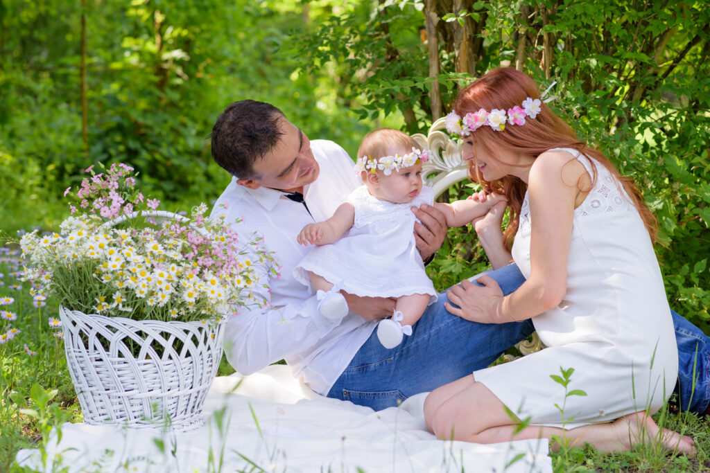 Family Having Picnic 