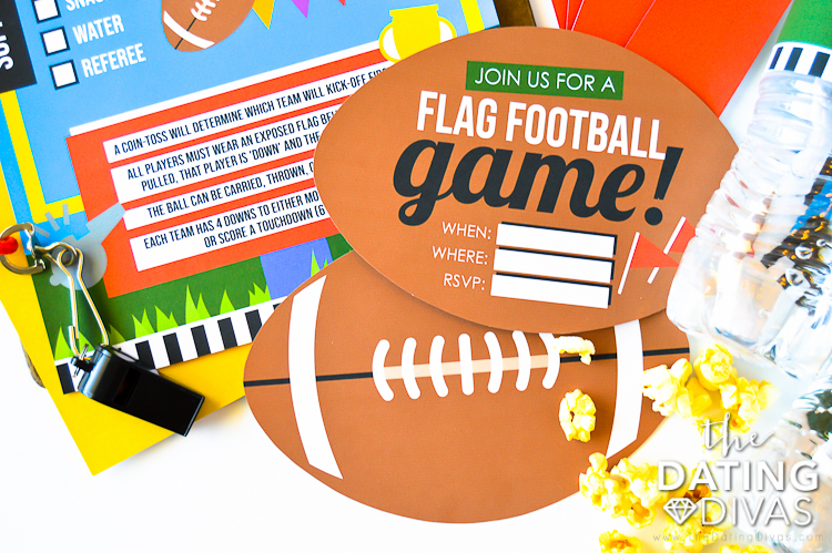 Flag Football Game   Printables   The Dating Divas - 2
