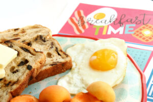 Breakfast Placemat Free Printable