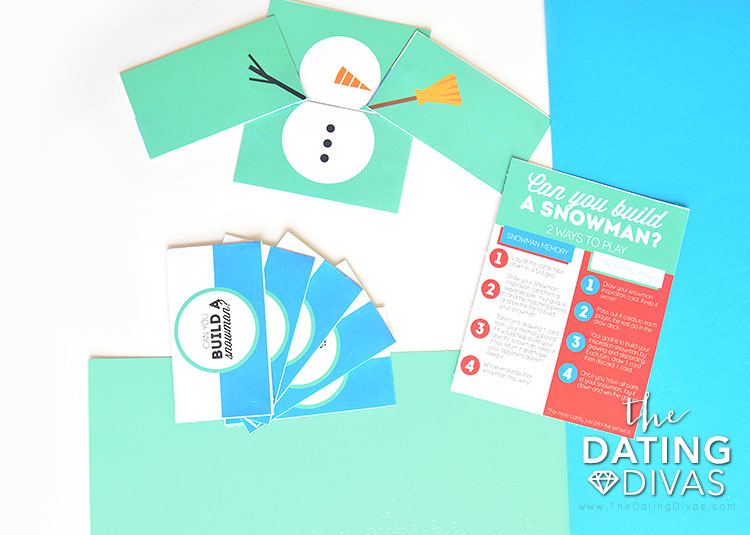 Build a snowman - a special game for date night.