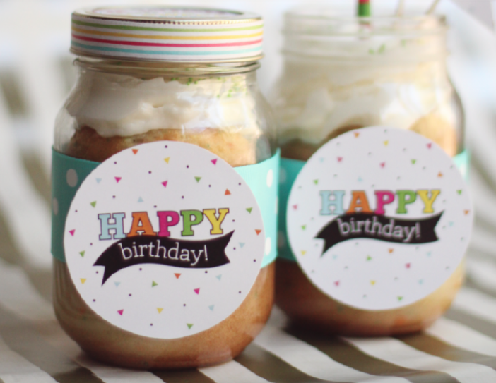 Happy Birthday Jar Gift Idea