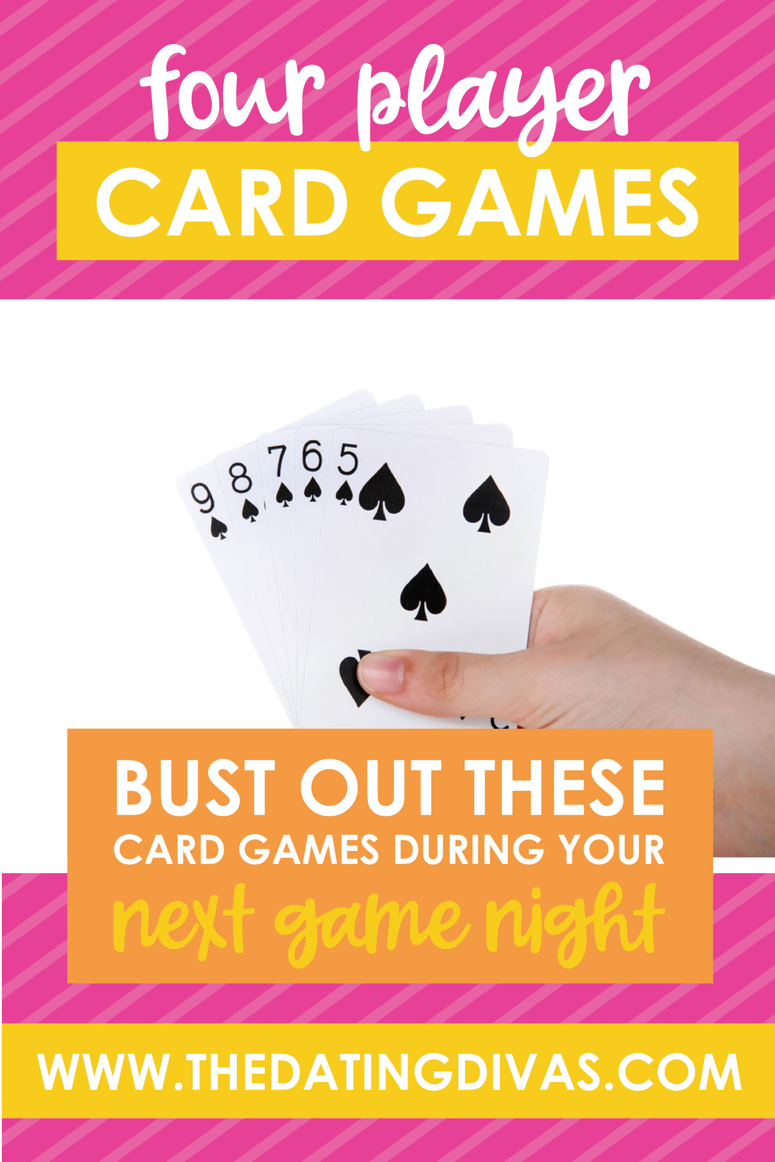 4 Player Games are perfect for a group date night! #4PlayerGames #4PlayerCardGames