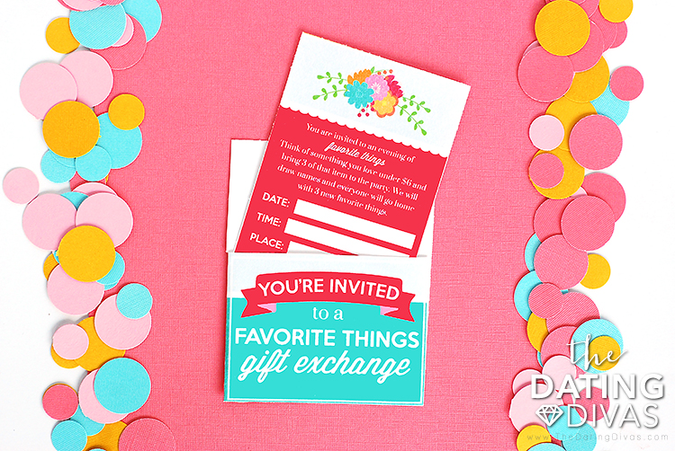 Favorite Things Party Invitation